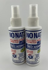  2 No Natz 4oz Repellent Spray Gnats, Mosquitoes, No-See Ums  Flies DEET-FREE