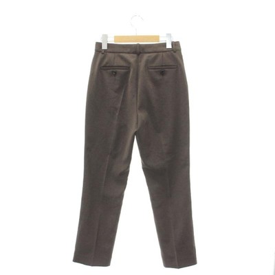 Theory 24SS Crisp Twill Treeca 2 HW Pants Slacks Tapered Center 