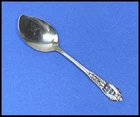 1930s WALLACE Rose Point sterling silver jelly server spoon