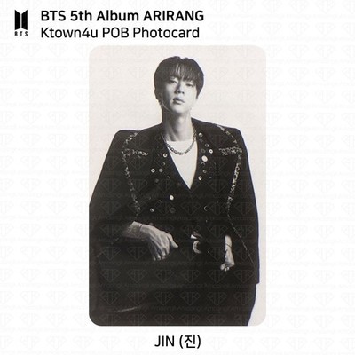 BTS 5th Album ARIRANG Ktown4U POB Photocard V Jungkook Jimin Suga