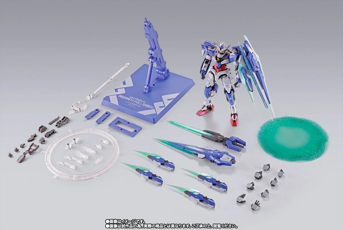 METAL BUILD 00 Qan(T) Full Saber Mobile Suit Gundam TAMASHII