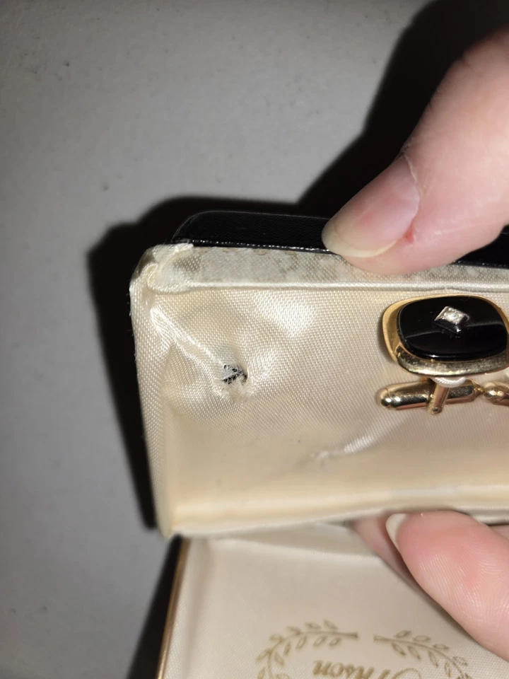 Juego de tachuelas y gemelos vintage Anson Foto 2 de 2