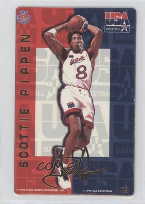 1995 Pro Magnets USA Basketball Scottie Pippen #09 HOF 7m4