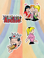 Archie Comics Retro 4pc Sticker Pack