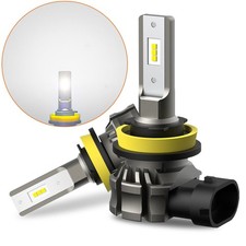 2/4Pcs Light Fog H8/H11/H16 Driving Bulbs DRL Foglights White 6500K 2400LM 24W