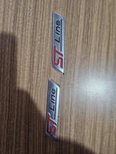 2 Scritte Stemmi ST LINE Laterale Logo per Ford Fiesta Focus Puma Originale OEM