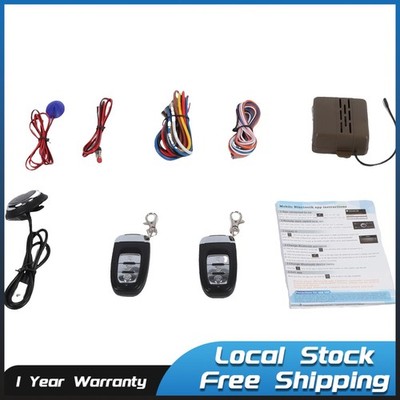 Keyless Entry Car Security Alarm System Push Button Starter Remote Engine Start
