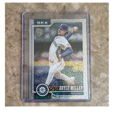 Topps75 2026 Series 1 Confetti Foil Parallel #331 Bryce Miller Seattle Mariners