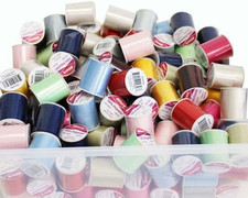 24 Pack Bulk Buy 100 Polyester 200 Yds Sewing Threads Assorted 