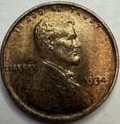 1934 Uncirculated W/ Amazing Wood Grain Lincoln Wheat Cent Exact Coin #LWC1070