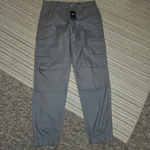 Nwt $170 G-star Combat Cargo Trainer Canvas Pants Granite Sz 30
