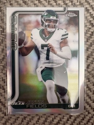2025 Topps Chrome JUSTIN FIELDS True Refractor #237 New York Jets