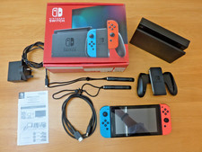 Nintendo Switch Joy-Con 32GB Video Game Console - Neon Red/Blue - Fully Working