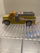 Matchbox Highway Rescue Fire Truck Gold Colored Mattel 2002 Limited (Loose) A11
