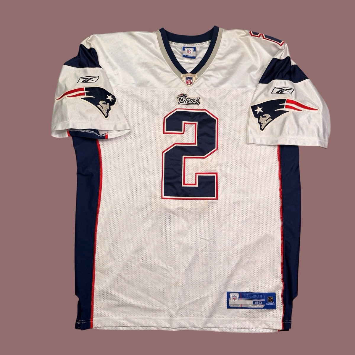 NFL New England Patriots Doug Flutie #2 Jersey Reebok Adult Size