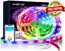 Tiras LED Luces Decoracion RGB Para Cuarto Habitacion Kit Sala 100 Pies Nuevo