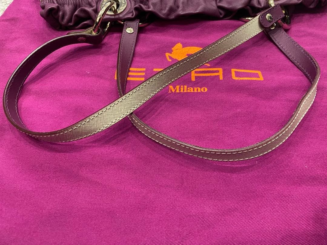 Rare ETRO Leather Paisley Pattern — image 9