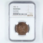 Photo of a 1853-P Large Cent from an eBay listing that sold on Jul 20, 2026