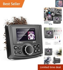 Powersports UTV Stereo AM/FM with Bluetooth Streaming 3 Zone, Compatible to R...