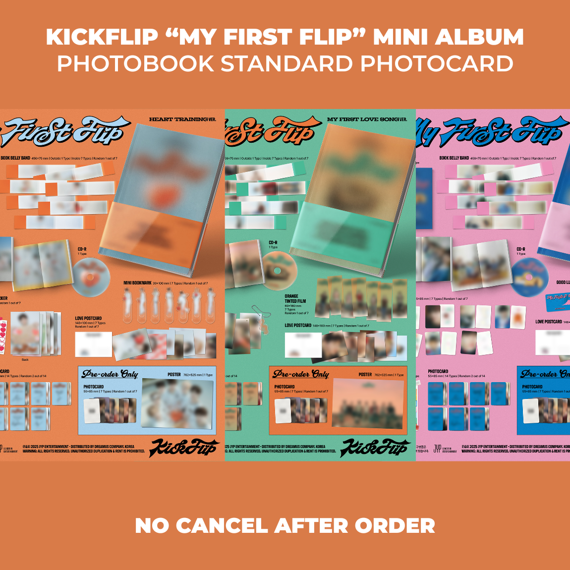 KICKFLIP STANDARD ALBUM MY FIRST FLIP OFFICIAL PHOTOCARD ALL