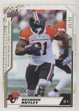 2020 Upper Deck CFL Gold 5/50 Brandon Rutley #88 l5j