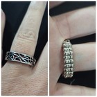 Paparazzi Adjustable Ring Lot of 4 Silver Tone Feather Arrow Filigree New NWT 01 — photo 5