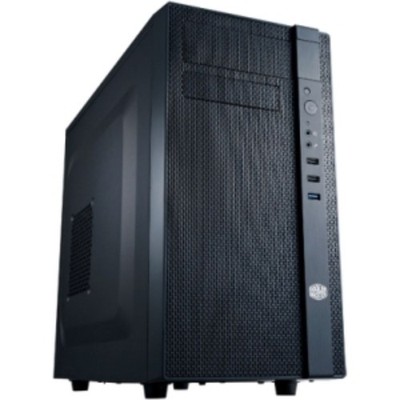 Cooler Master N200 Mini-Tower System Cabinet (Midnight Black Steel)