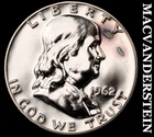1962 Franklin Half Dollar- Silver- Choice Gem Proof Luster- No Reserve #K4033