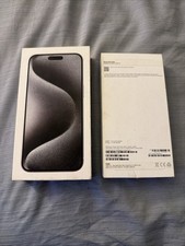 iPhone 15 Pro Max Box Only, White Titanium, 256GB BOX ONLY  NO INSERTS/DEVICE 
