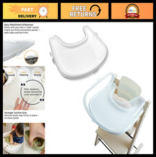 Custom-Fit Clear Tray Cover for Stokke Tripp Trapp - BPA-Free, Suction Support,