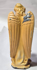 VINTAGE PAINTED METAL SAINT MICHAEL THE ARCHANGEL STATUE  5 Inches — photo 3
