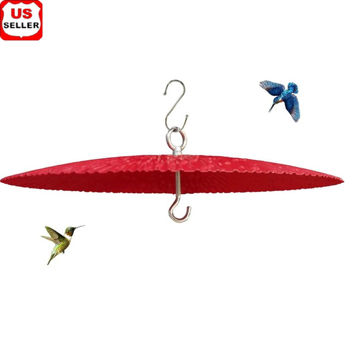 Metal Hummingbird Feeder Baffle Rain Guard Weather Cover Outdoor Protection New
