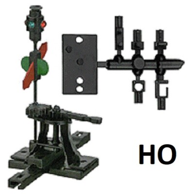 HO  High Level  Switch Stand w/Targets, Rigid, KIT Caboose Industries 103R