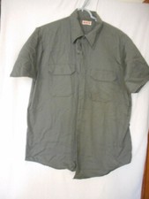 Vintage 70s Twill Button-Down Work Shirt Stephens 