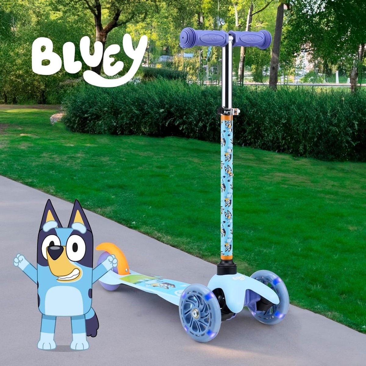 busy wheels MaiyaPen対応　ブルーイ　Bluey Bluey 4-Wheeler Battery-Powered 12V Ride-On Car w/ Songs from the