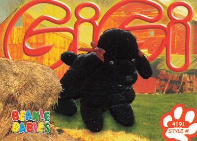 Gigi the Poodle #91 1999 Ty Beanie Babies III