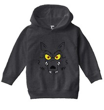 Werewolf Face - Monster Scary Mythical Halloween Horror Toddler/Youth Hoodie