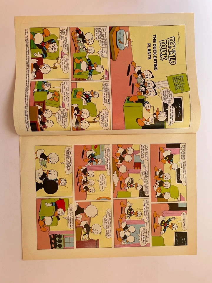 DONALD DUCK #1 LONDON EDITIONS 1987 VF+ Walt Disney Comics in Full Color! - Image 3 of 3