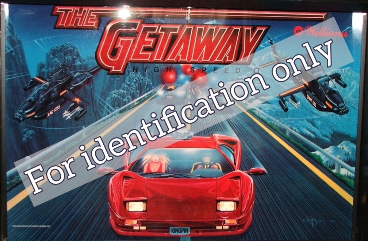 1992 Williams The Getaway: High Speed II Pinball Machine Rubber Ring Kit