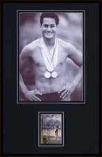 Greg Louganis Signed Framed 11x17 Photo Display 