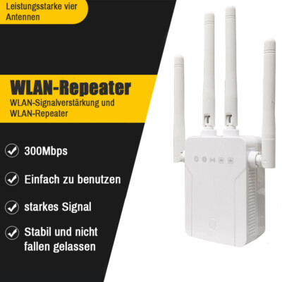 1200M WLAN Repeater Router Range Extender Wifi Signal Verstärker Booster 5G|2.4G