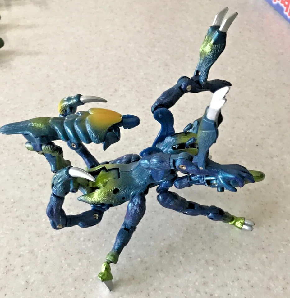 TRANSFORMERS ANIMORPHS AX SCORPION figurine + projectile HASBRO - Photo 3/4
