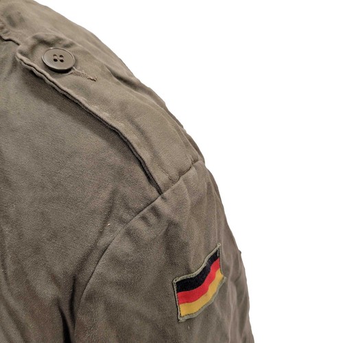 German Parka Original Army Surplus Military Winter Warm Fleece Hooded Coat Olive - Picture 5 of 7
