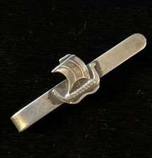 Vintage COF Carl Ove Frydensberg Tie Bar Viking Ship Sterling Silver 925