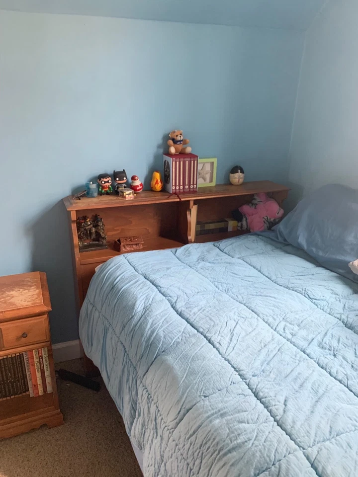 Teen Boy's Bedroom set includes Headboard,bedframe, nightstand, dresser w/mirror - Image 2 of 4