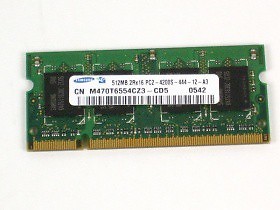 512MB RAM Speicher 2Rx16 PC2-4200S-444-12-A3  2186502-44758