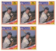 (5) 1988 Topps Revco League Leaders Baseball #16 Wade Boggs Lot Red Sox