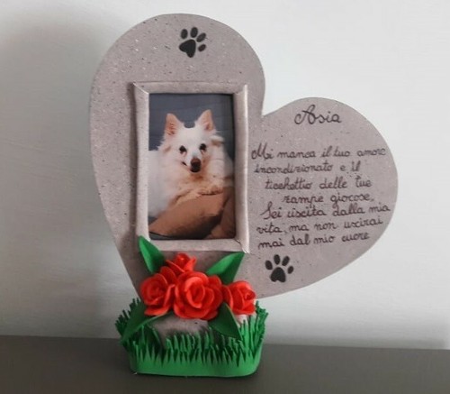 Statua Commemorativa Cane Angelo - In Resina, 11x8x9cm, Per Ricordare Gli Animali Domestici - Foto 6