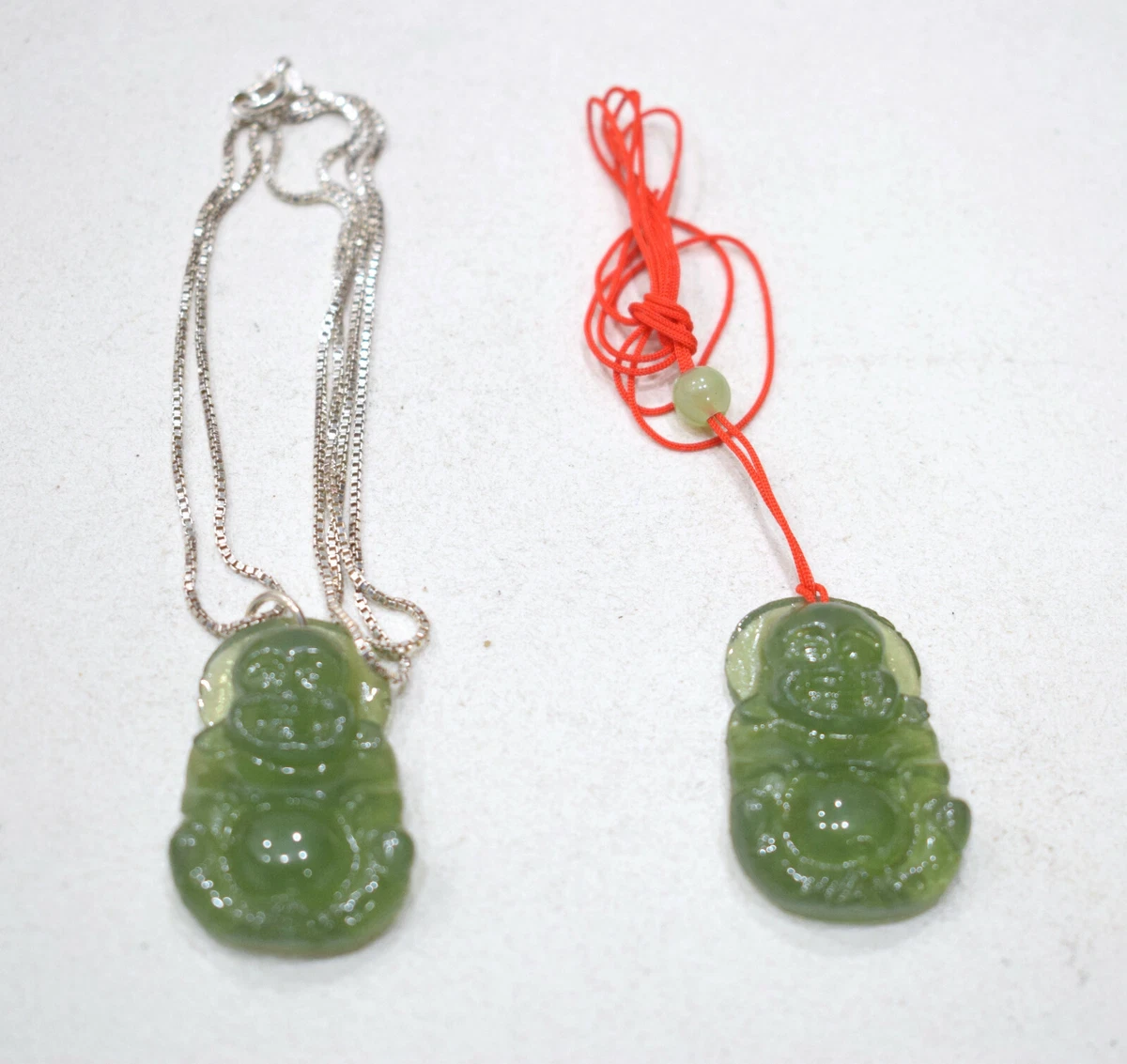 Happy buddha store necklace