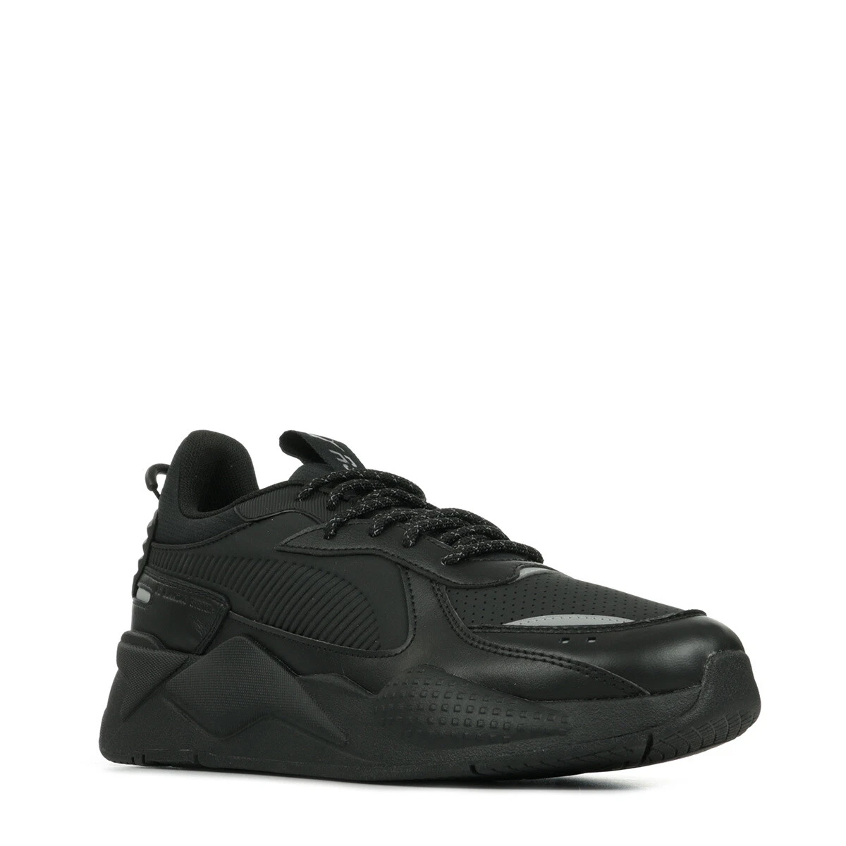 Chaussures Baskets PUMA homme RS X Triple Noir Noire Synth tique